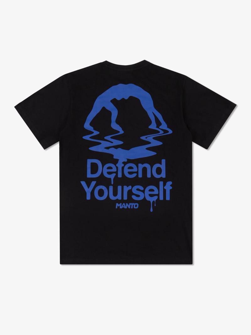 MANTO drip tshirt- black